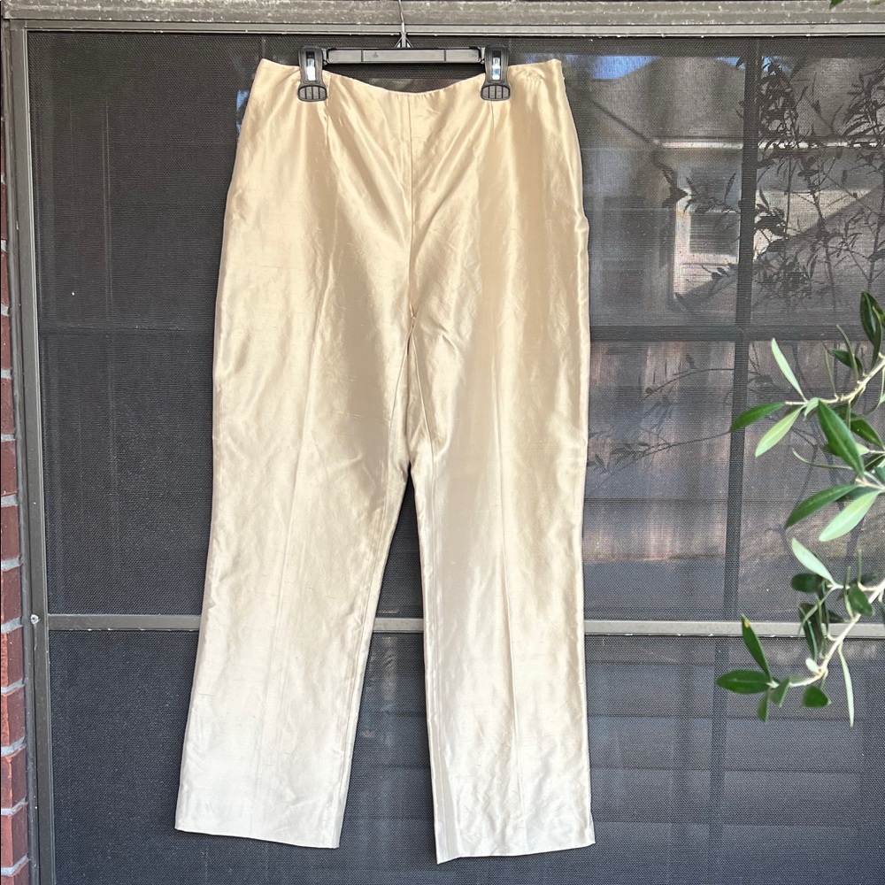 Dana Buchman Beige Satin Fabric